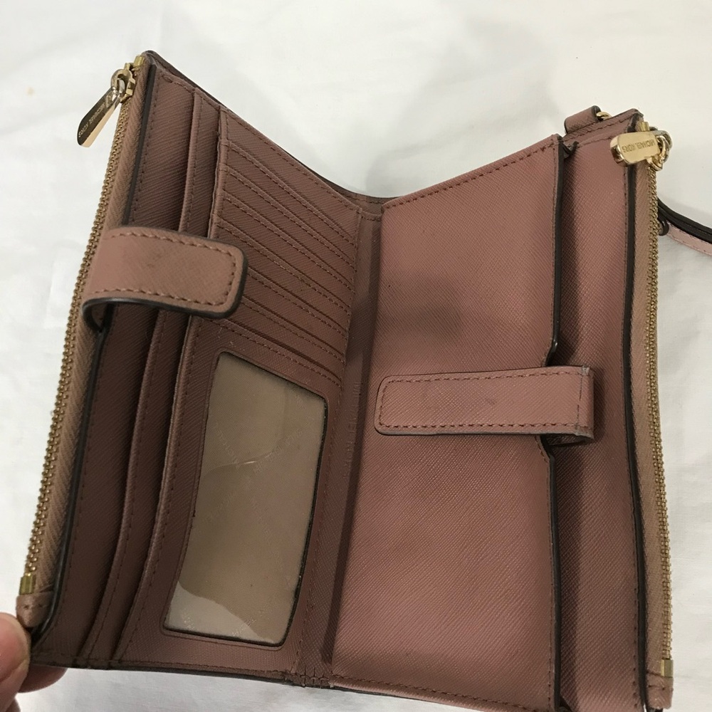 Michael Kors Women's Tan Wristlet - Picture 4 of 11